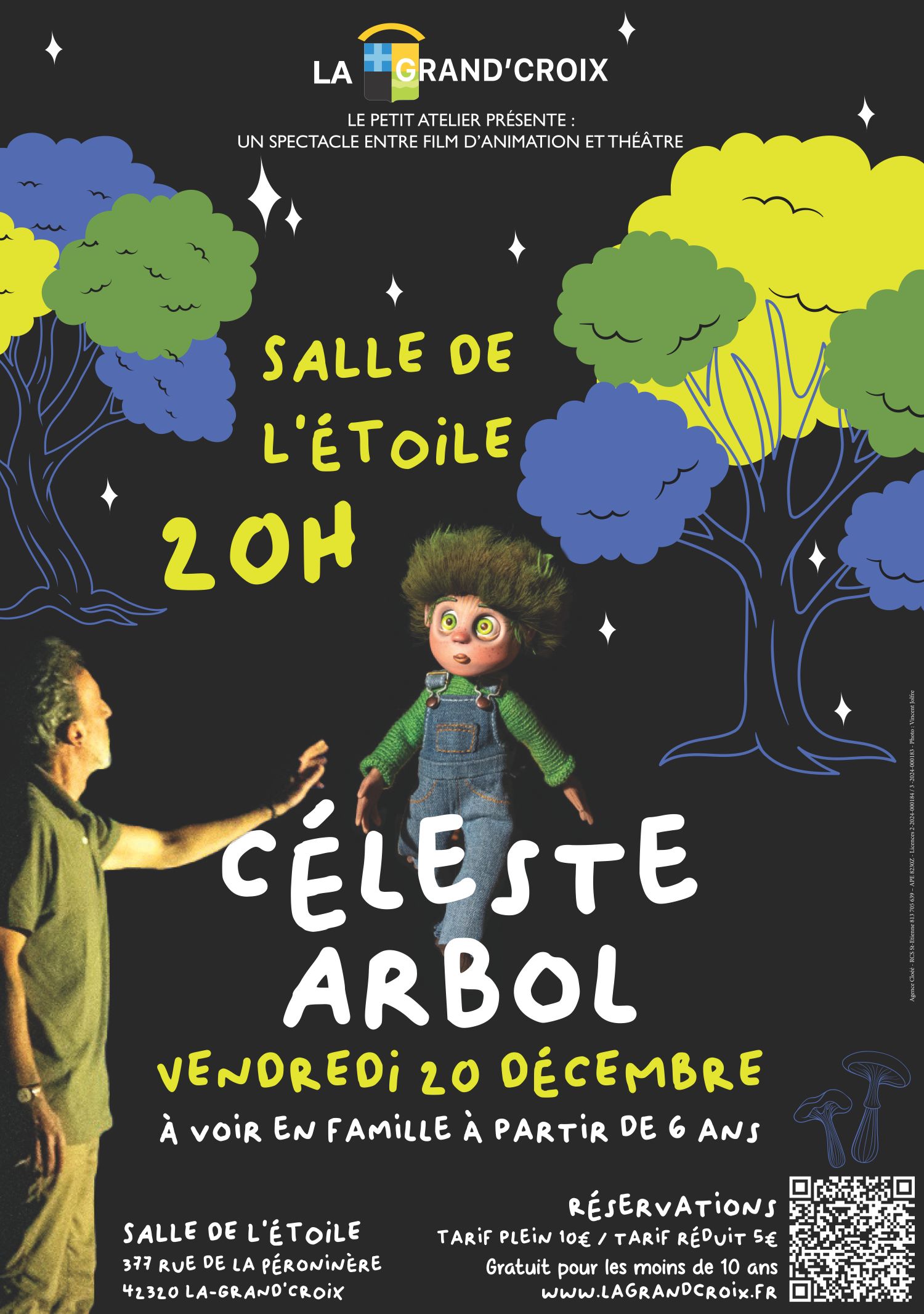 Spectacle familial Céleste Arbol – Cie le Petit Atelier
