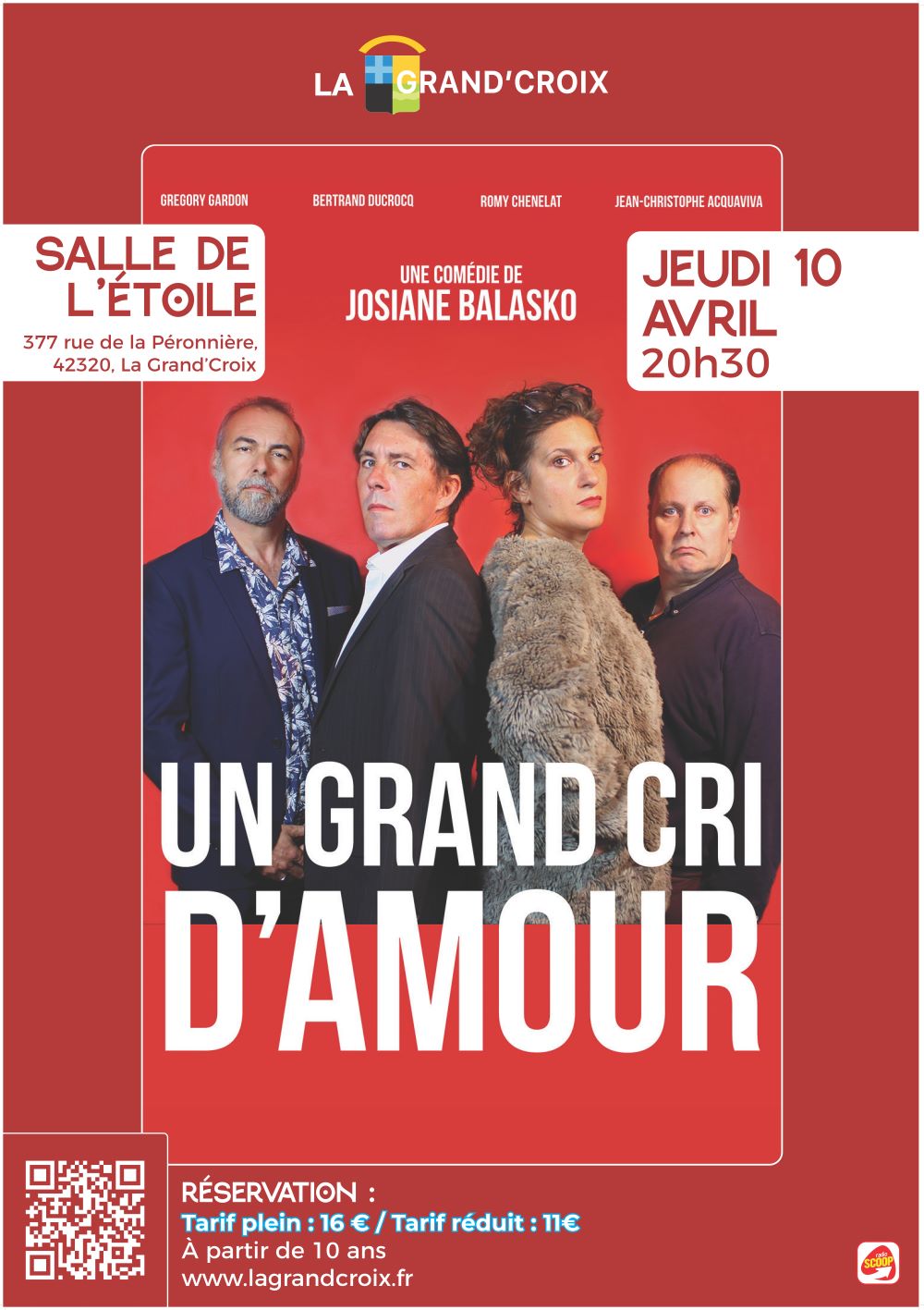 Théâtre : un grand cri d’amour